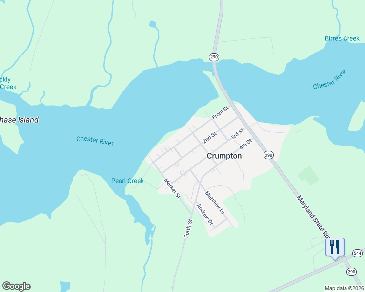 map of restaurants, bars, coffee shops, grocery stores, and more near 319 Pine Street in Crumpton