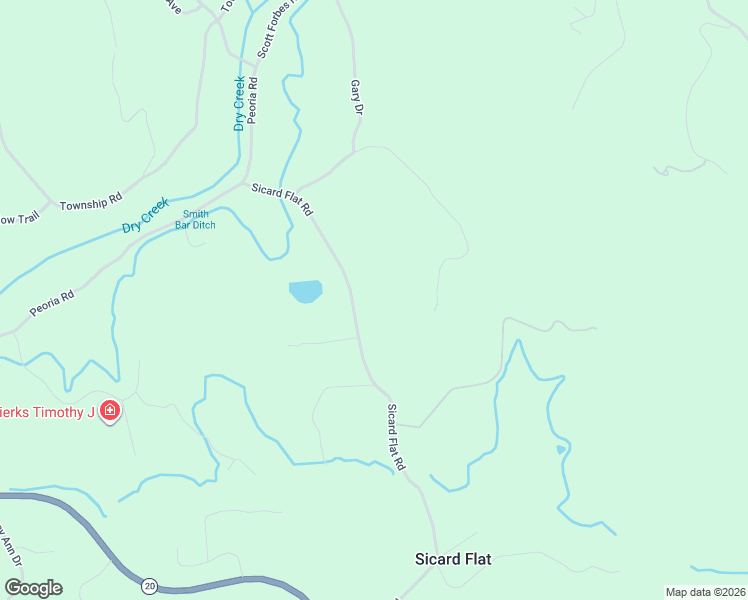 map of restaurants, bars, coffee shops, grocery stores, and more near 9521 Sicard Flat Road in Yuba