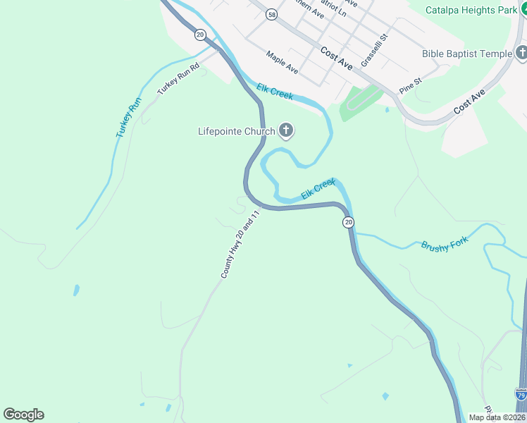 map of restaurants, bars, coffee shops, grocery stores, and more near 93 Willow Beach Road in Mount Clare
