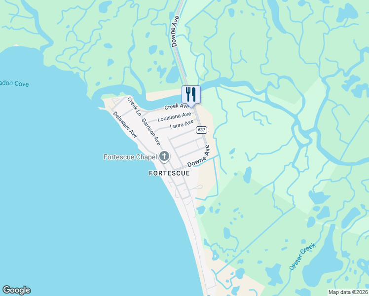 map of restaurants, bars, coffee shops, grocery stores, and more near 69 John Dare Road in Bridgeton