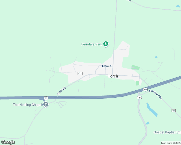 map of restaurants, bars, coffee shops, grocery stores, and more near 28524 Main Street in Coolville