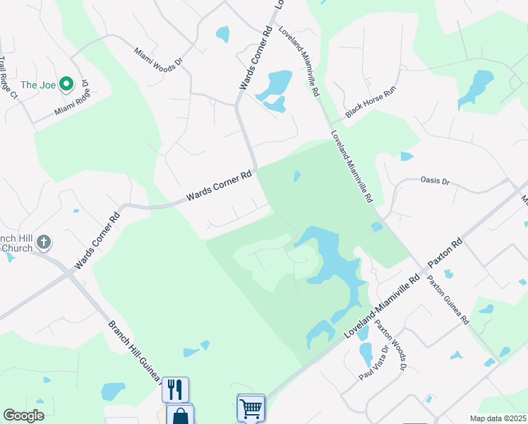 map of restaurants, bars, coffee shops, grocery stores, and more near 895 Augusta Blvd in Loveland