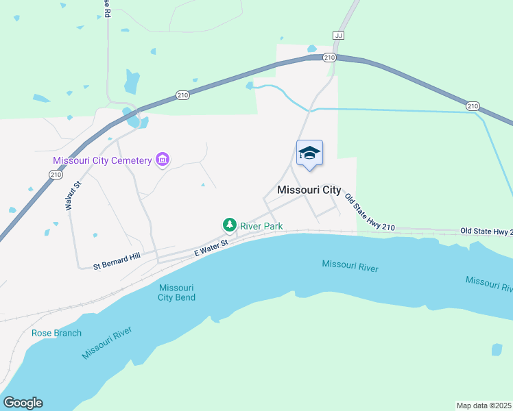 map of restaurants, bars, coffee shops, grocery stores, and more near 514 Main Street in Excelsior Springs