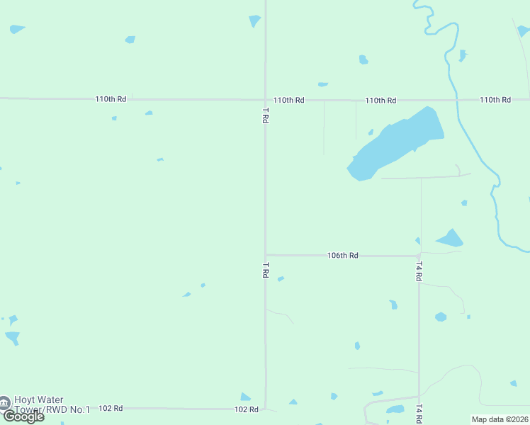 map of restaurants, bars, coffee shops, grocery stores, and more near 10676 T Road in Hoyt