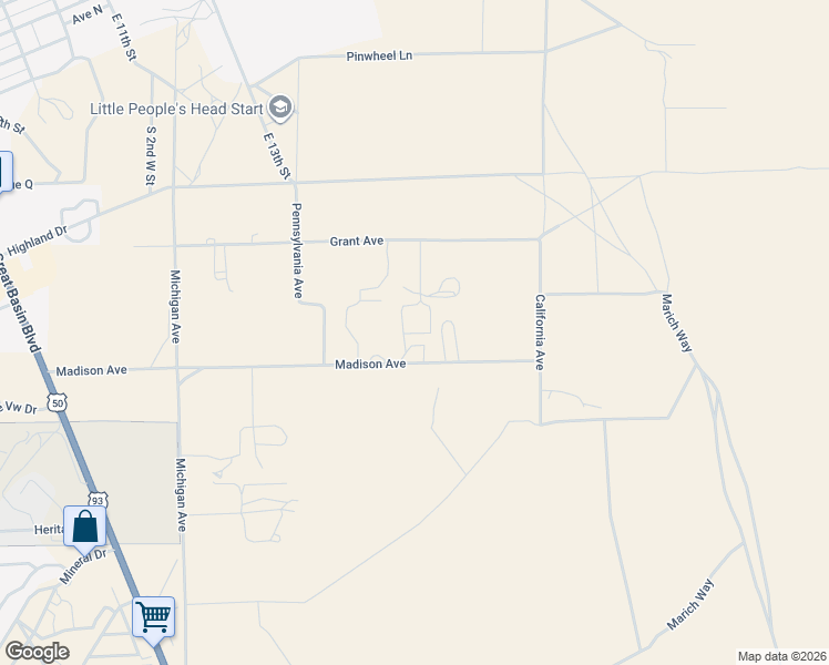 map of restaurants, bars, coffee shops, grocery stores, and more near 250 Madison Avenue in Ely