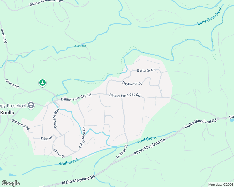 map of restaurants, bars, coffee shops, grocery stores, and more near 12600 Banner Lava Cap Road in Nevada City