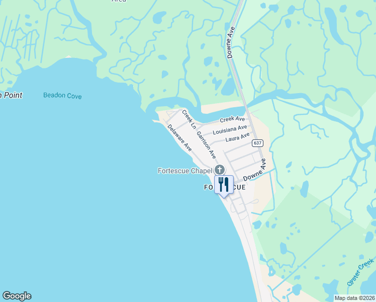 map of restaurants, bars, coffee shops, grocery stores, and more near 102 Delaware Avenue in Newfield