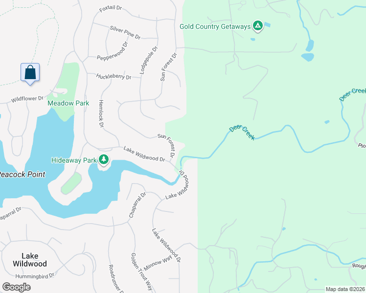 map of restaurants, bars, coffee shops, grocery stores, and more near 13599 Sun Forest Drive in Penn Valley
