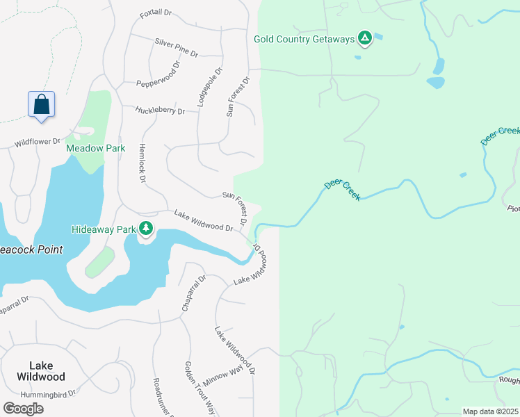 map of restaurants, bars, coffee shops, grocery stores, and more near 13599 Sun Forest Drive in Penn Valley