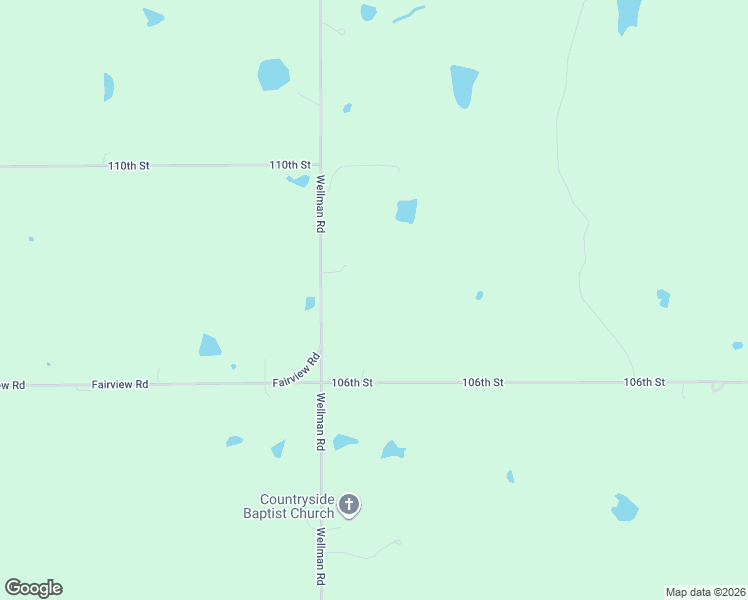 map of restaurants, bars, coffee shops, grocery stores, and more near 10804 Wellman Road in McLouth