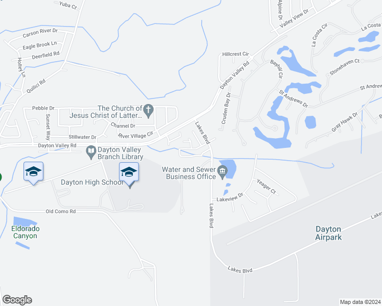 map of restaurants, bars, coffee shops, grocery stores, and more near 133 Palmer Court in Dayton