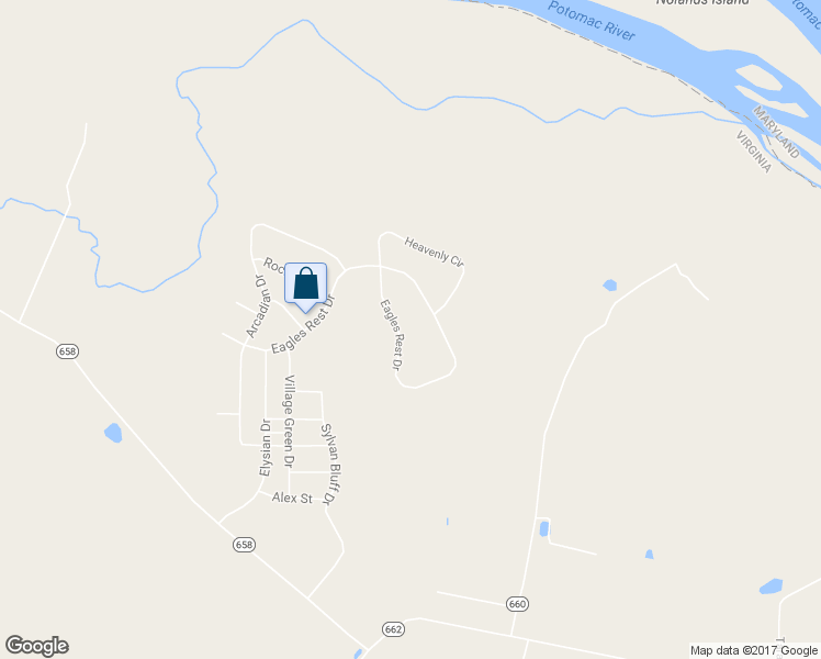 map of restaurants, bars, coffee shops, grocery stores, and more near 13543 Eagles Rest Drive in Leesburg