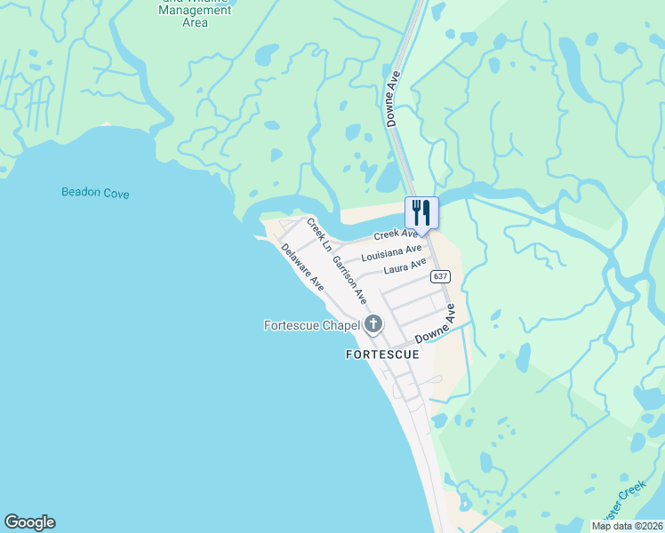 map of restaurants, bars, coffee shops, grocery stores, and more near 96 Garrison Avenue in Cumberland County