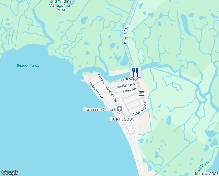 map of restaurants, bars, coffee shops, grocery stores, and more near 96 Garrison Avenue in Cumberland County