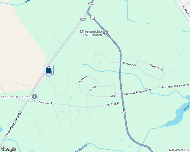 map of restaurants, bars, coffee shops, grocery stores, and more near 299 Bryn Lane in Smyrna