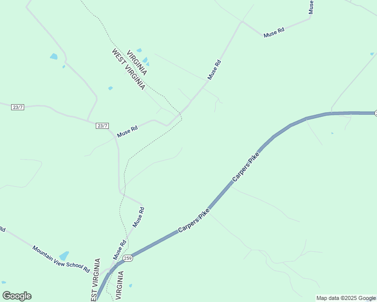map of restaurants, bars, coffee shops, grocery stores, and more near 1467 Muse Road in Gore