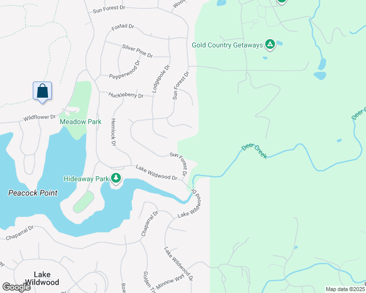 map of restaurants, bars, coffee shops, grocery stores, and more near 13655 Sun Forest Drive in Penn Valley