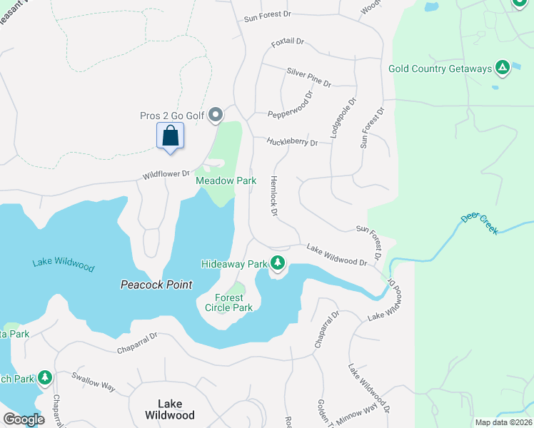 map of restaurants, bars, coffee shops, grocery stores, and more near 13842 Hemlock Drive in Penn Valley