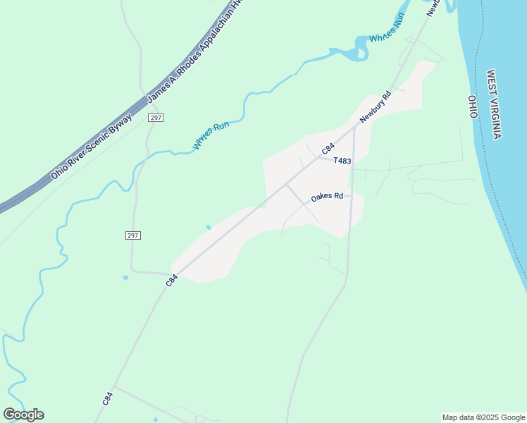 map of restaurants, bars, coffee shops, grocery stores, and more near 1142 C84 in Little Hocking