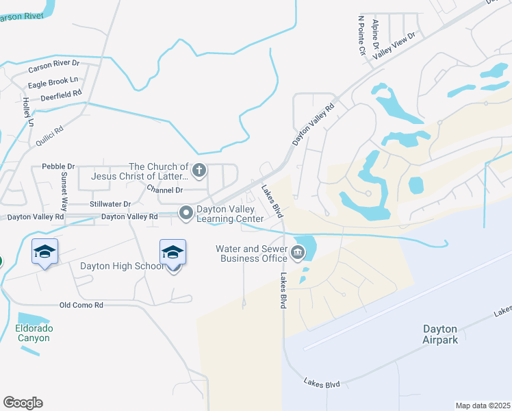 map of restaurants, bars, coffee shops, grocery stores, and more near 116 Palmer Court in Dayton