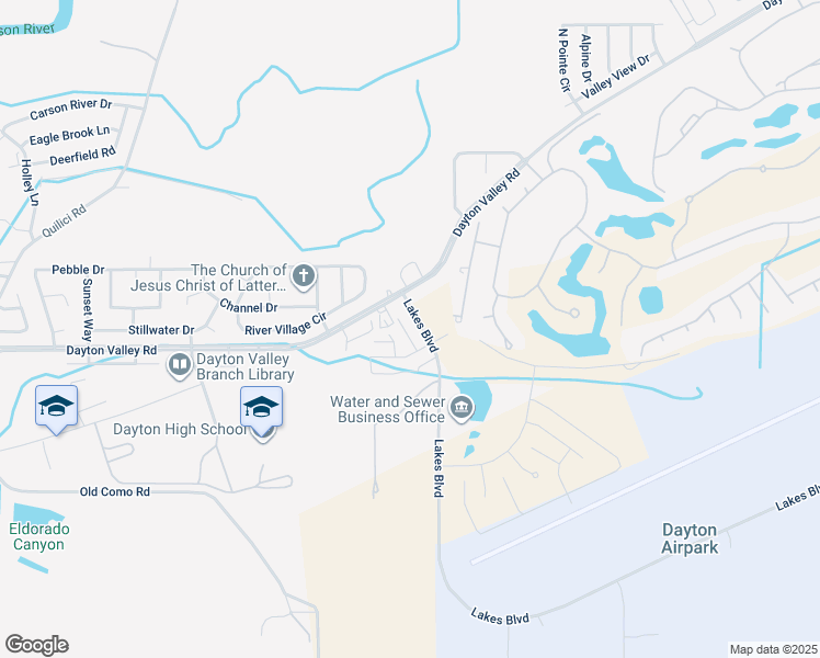map of restaurants, bars, coffee shops, grocery stores, and more near 116 Palmer Court in Dayton