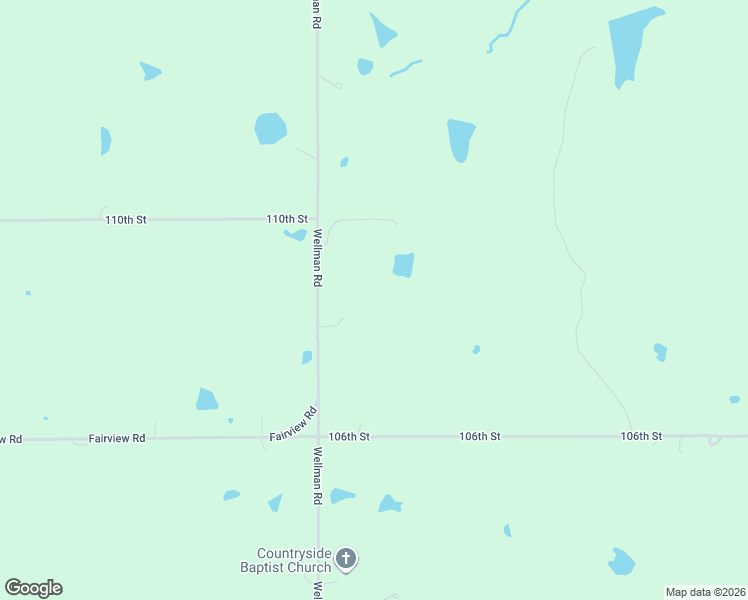 map of restaurants, bars, coffee shops, grocery stores, and more near 10804 Wellman Road in McLouth