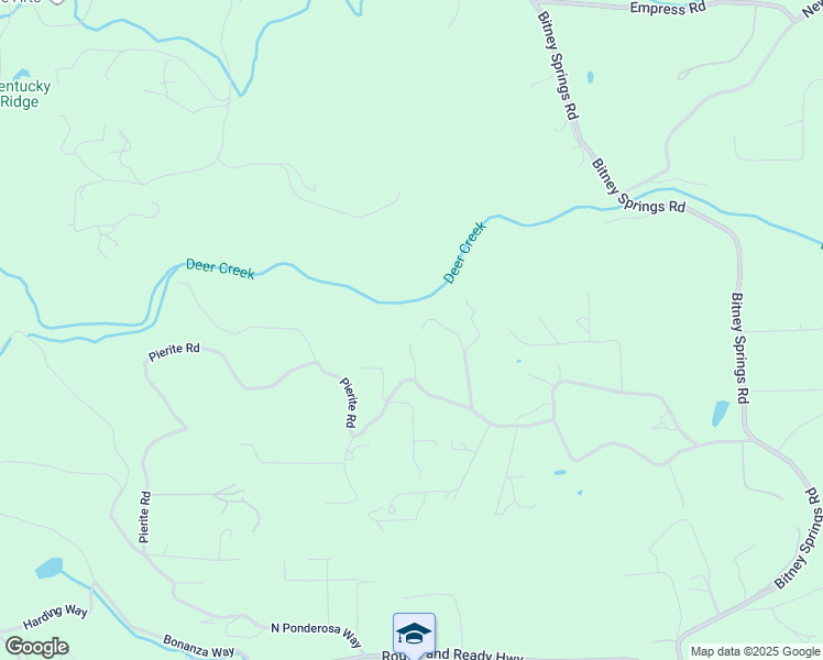 map of restaurants, bars, coffee shops, grocery stores, and more near 10990 Wahoo Lane in Nevada City