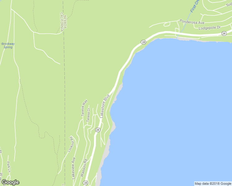 map of restaurants, bars, coffee shops, grocery stores, and more near 552 Gonowabie Road in Incline Village