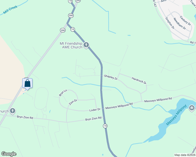 map of restaurants, bars, coffee shops, grocery stores, and more near 399 Shapley Drive in Kent County