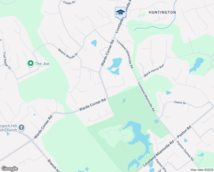 map of restaurants, bars, coffee shops, grocery stores, and more near 829 Wards Corner Road in Loveland
