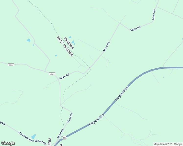 map of restaurants, bars, coffee shops, grocery stores, and more near 1171 Muse Road in Gore