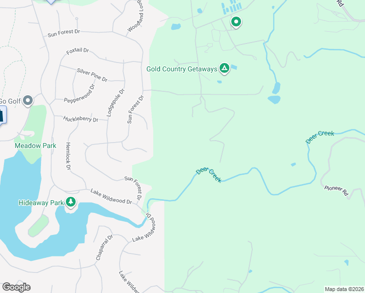 map of restaurants, bars, coffee shops, grocery stores, and more near 14263 Beitler Road in Nevada City
