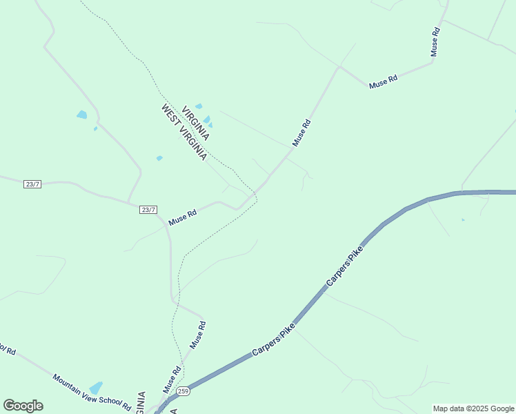 map of restaurants, bars, coffee shops, grocery stores, and more near 1171 Muse Road in Gore