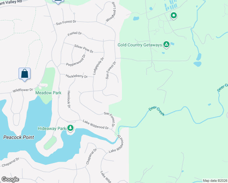 map of restaurants, bars, coffee shops, grocery stores, and more near 17525 Long Branch Court in Penn Valley