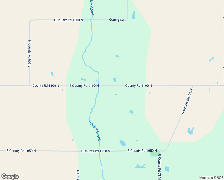 map of restaurants, bars, coffee shops, grocery stores, and more near 7082 East County Road 1100 North in Lewis