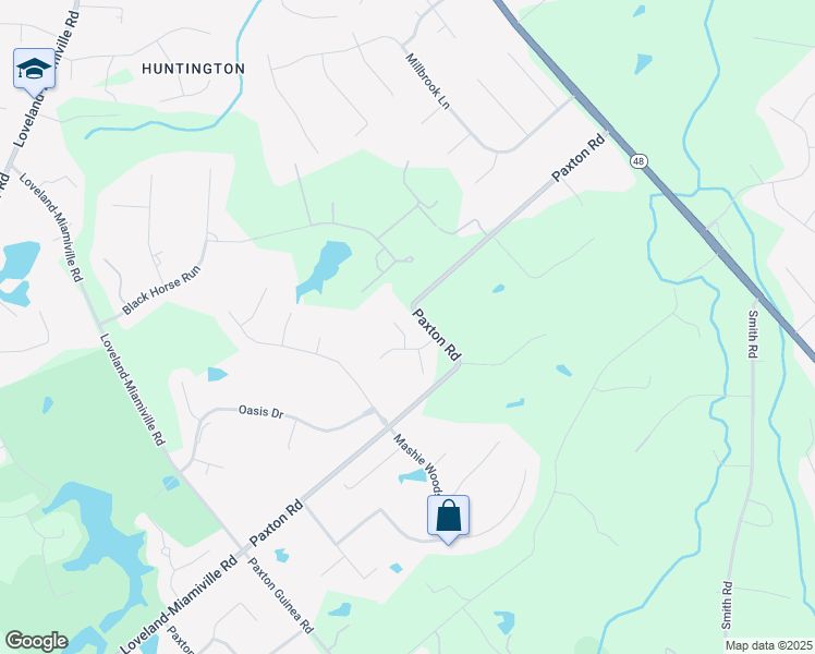 map of restaurants, bars, coffee shops, grocery stores, and more near 6646 Palmer Place in Loveland