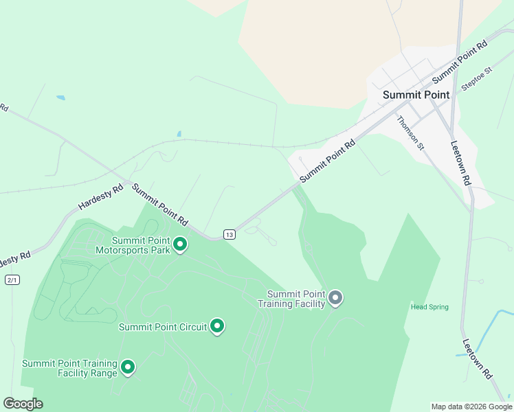 map of restaurants, bars, coffee shops, grocery stores, and more near 2311 Summit Point Road in Summit Point