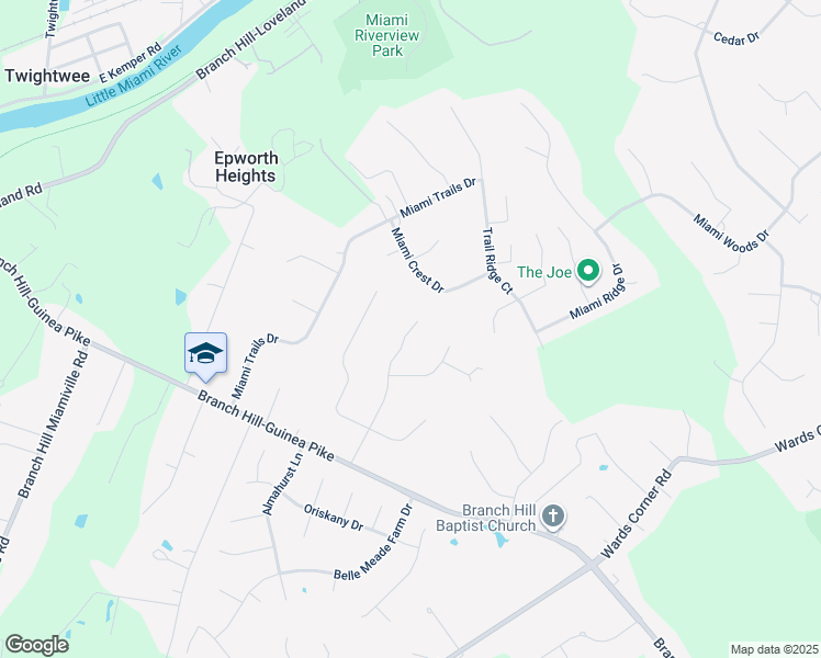 map of restaurants, bars, coffee shops, grocery stores, and more near 731 Windfield Drive in Loveland