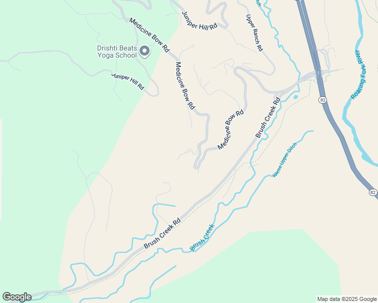 map of restaurants, bars, coffee shops, grocery stores, and more near Snowfox Lane in Pitkin County
