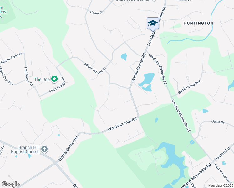 map of restaurants, bars, coffee shops, grocery stores, and more near 6571 Estate Lane in Loveland