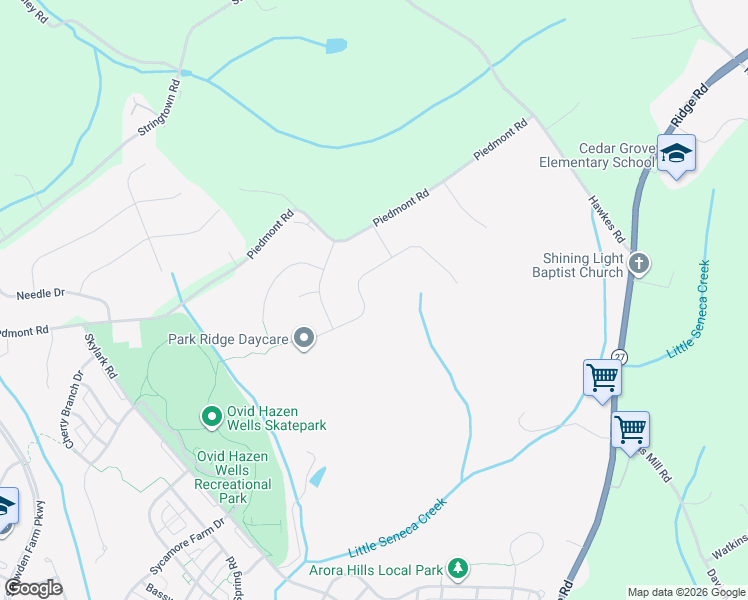 map of restaurants, bars, coffee shops, grocery stores, and more near 11914 Kigger Jack Lane in Clarksburg