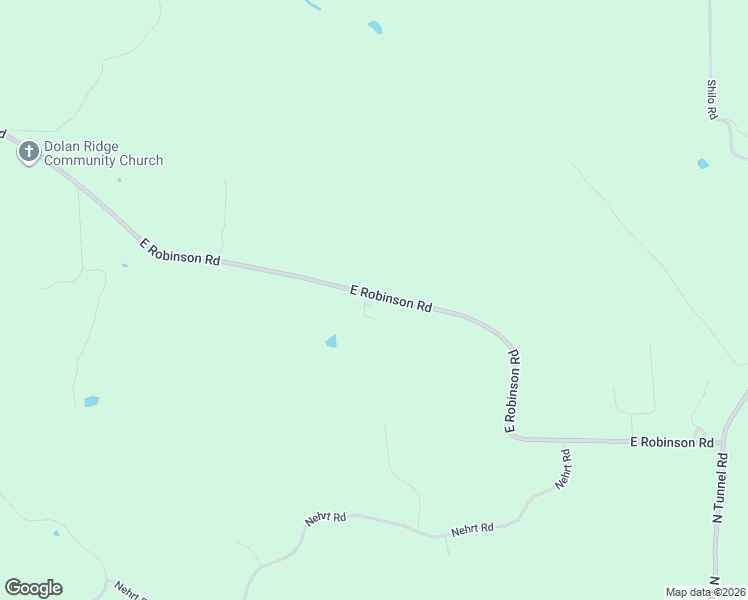 map of restaurants, bars, coffee shops, grocery stores, and more near 5815 East Robinson Road in Bloomington