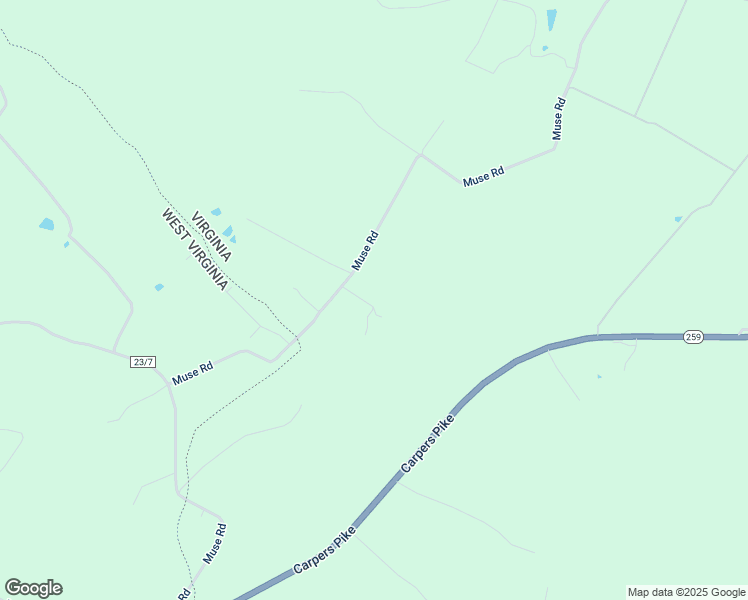 map of restaurants, bars, coffee shops, grocery stores, and more near 1091 Muse Road in Gore