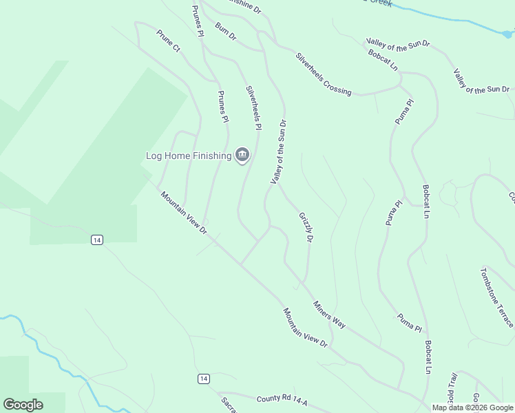map of restaurants, bars, coffee shops, grocery stores, and more near 168 Silverheels Place in Fairplay