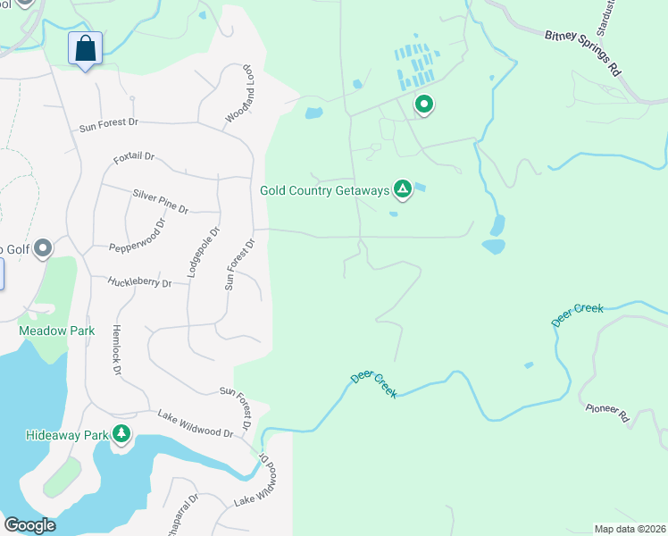 map of restaurants, bars, coffee shops, grocery stores, and more near 14263 Beitler Road in Nevada City