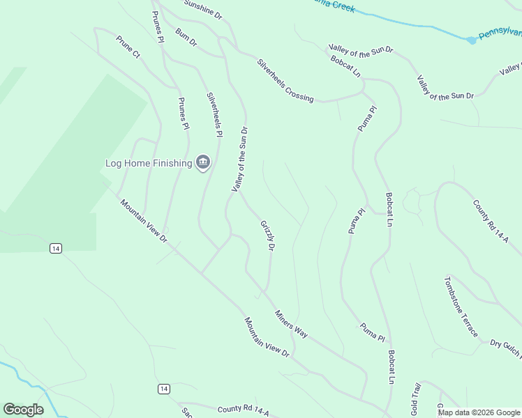 map of restaurants, bars, coffee shops, grocery stores, and more near 272 Grizzly Drive in Fairplay