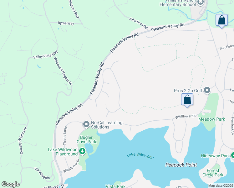 map of restaurants, bars, coffee shops, grocery stores, and more near 13929 Gold Country Drive in Penn Valley