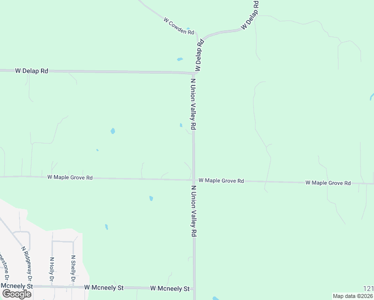 map of restaurants, bars, coffee shops, grocery stores, and more near 6551-6565 North Union Valley Road in Ellettsville