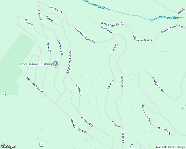 map of restaurants, bars, coffee shops, grocery stores, and more near 586 El Lobo Lane in Fairplay