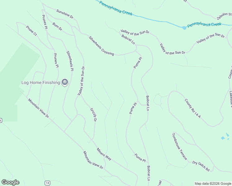 map of restaurants, bars, coffee shops, grocery stores, and more near 585 Porcupine Road in Fairplay